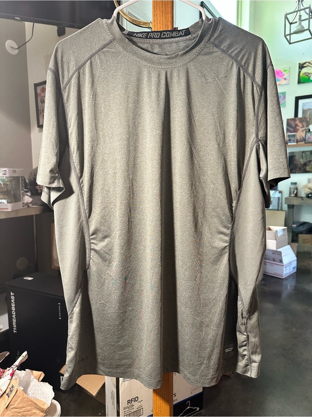 Nike Pro Combat Men's Short Sleeve Training Tee Shirt Dri-fit